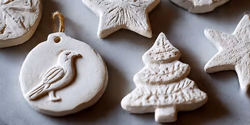Air-Dry Clay Ornaments with Jamie-Lee Simpson, artist, ages 4-9 (Thurs 18th)