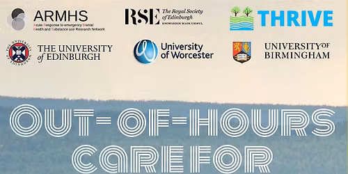 Out of Hours Care for Mental Health & Substance Issues in Rural Areas