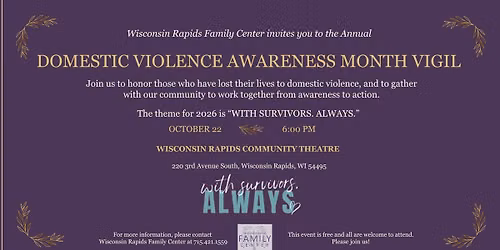 Domestic Violence Awareness Month Vigil