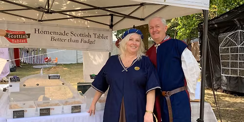 Mrs McGoo at Medieval Heritage Weekend, Herstmonceux Castle