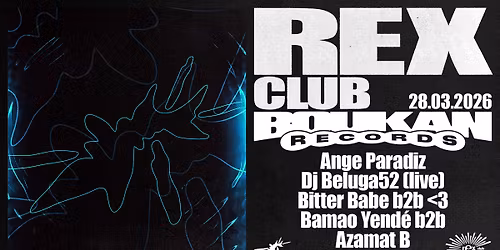  Boukan Records: Ange Paradiz, Dj Beluga52(Live), Bitter Babe, Bamao Yend\u00e9 b2b Azamat B