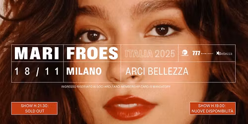 Mari Froes | Arci Bellezza, Milano (IT)
