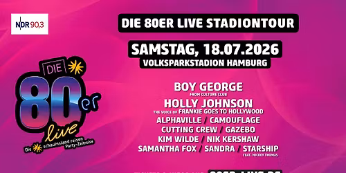 die 80er live in Hamburg