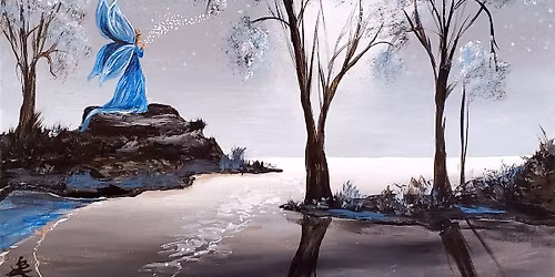 Adult Mystical Winter Fairy Paint & Sip Event Nov 8th 6pm-8pm