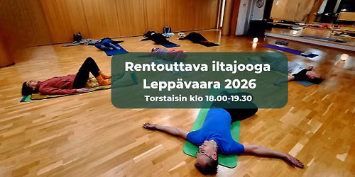 Rentouttava iltajooga syksy 2026 -Lepp\u00e4vaara
