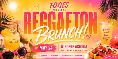 Memorial Day Weekend Sunday Reggaeton Brunch Party