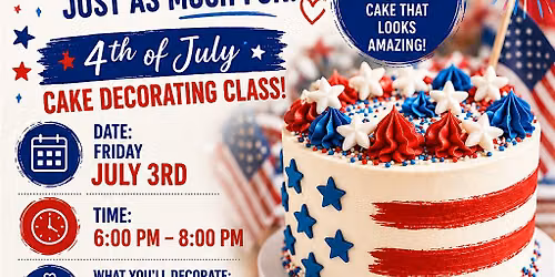 All inclusive Cake Decorating Class