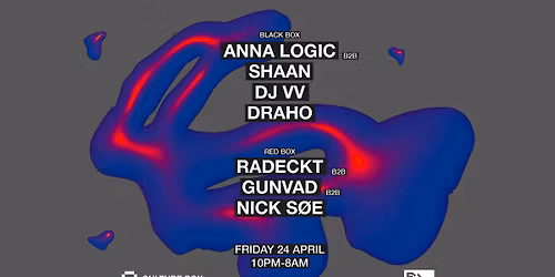 Anna Logic B2B Shaan \/ DJ VV \/ Draho \/ Radeckt B2B Gunvad B2B Nick S\u00f8e