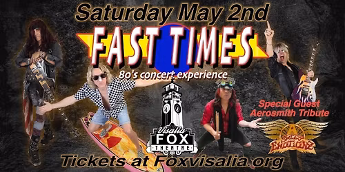 Fast Times 80's Concert Experience