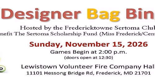 Designer Bag Bingo