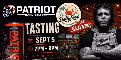 Patriot Seltzer Tasting with Retired US Navy Seal Jason Redman 