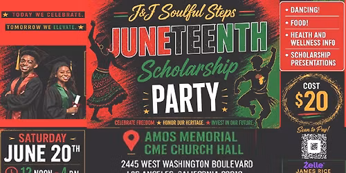 J&J SoulfulSteps JUNETEENTH & SCHOLARSHIP PARTY