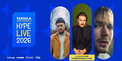 Hype Live - Samuli Putro, Arppa, Jaakko Kulta 10.10.2026