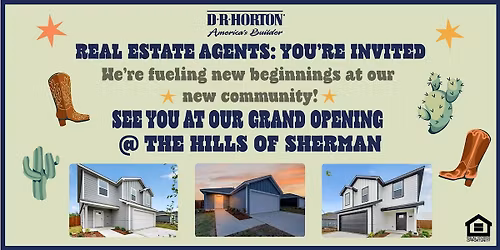 The Hills of Sherman Grand Opening (Real Estate Agents Only)