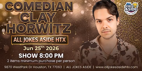 Comedian Clay Horwitz Live at All Jokes Aside Comedy