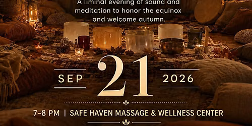 Fall Equinox Community Sound Bath in Springville, UT