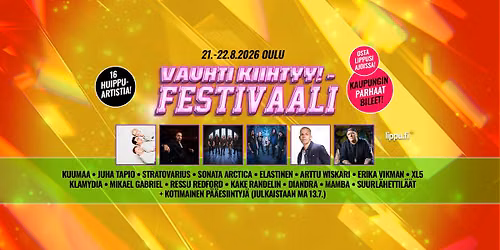 Vauhti Kiihtyy! -Festivaali Oulu 2026