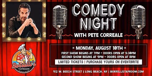 Peter Correale Comedy Night @Borrelli's Taproom