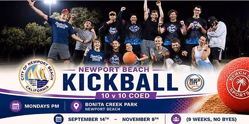 Newport Beach | Monday Kickball (Coed) - Starts September 14th