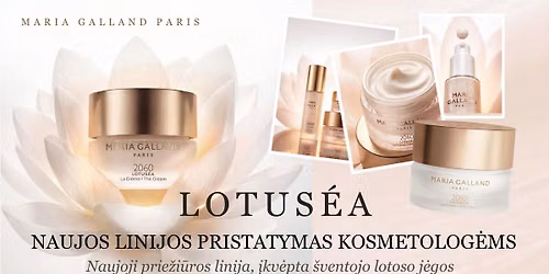 09.22 | VILNIUS | MARIA GALLAND LOTUS\u00c9A NAUJOS LINIJOS PRISTATYMAS