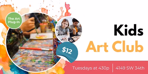 Kids Art Club - Scrape Painting