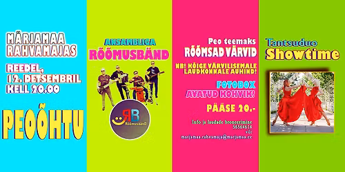 Peo\u00f5htu M\u00e4rjamaa rahvamajas - R\u00d5\u00d5MSAD V\u00c4RVID