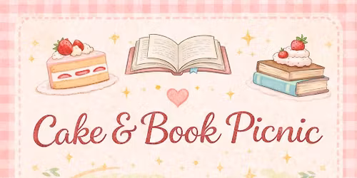 Cake and Book Picnic