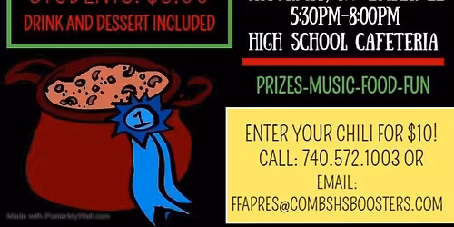 Combs FFA Booster Chili Cookoff