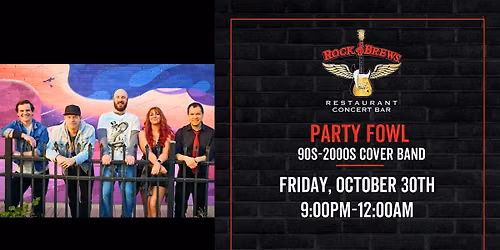 PARTY FOWL 90s-2000s COVER BAND @ Rock & Brews Royal Oak