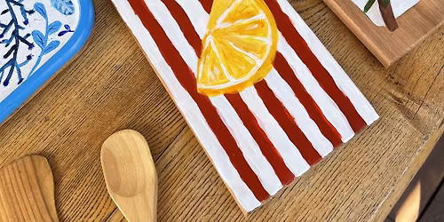 Tattoo Alchemy X Crafty  (cutting board painting) 