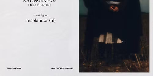 ANB Nord presents: deary \/\/ special guest: Resplandor @Ratinger Hof