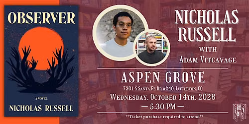 Nicholas Russell with Adam Vitcavage Live at Tattered Cover Aspen Grove