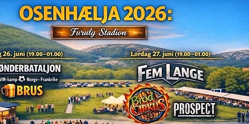 Osenh\u00e6lja 2026 L\u00f8rdagsfest