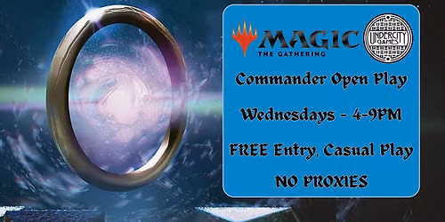 Magic the Gathering - Commander Open Play