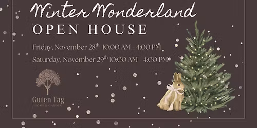 Winter Wonderland Open House 
