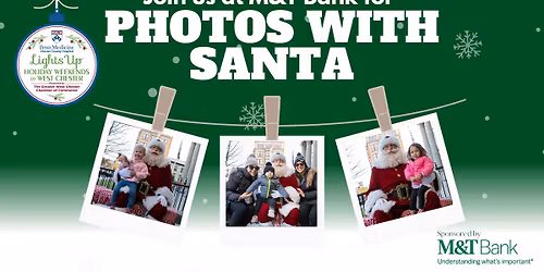 Photos with Santa at M&T Bank
