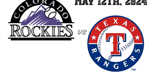 Texas Rangers at Colorado Rockies