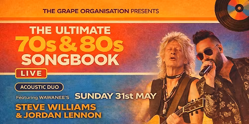 \ud83c\udfb6 THE ULTIMATE 70s & 80s SONGBOOK \u2013 LIVE \ud83c\udfb6
