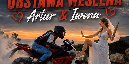Motocyklowa obstawa weselna  Artur & Iwona 