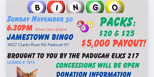 The McGangsters Bingo 2025