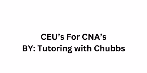 AM: Fluid & Electrolytes for CNA's PM: Understanding Cancer