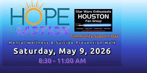 "HOPE in Motion" Suicide Prevention Walk Community Support Day