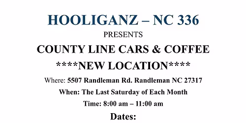 County Line Cars and Coffee