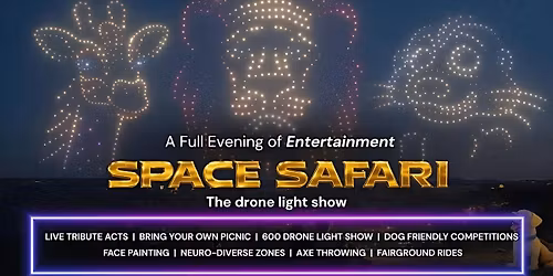 Space Safari Drone Light Show - Tunbridge Wells