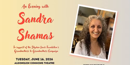 An Evening with Sandra Shamas