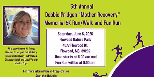 All Things New 5th Annual Debbie Pridgen Memorial 5k