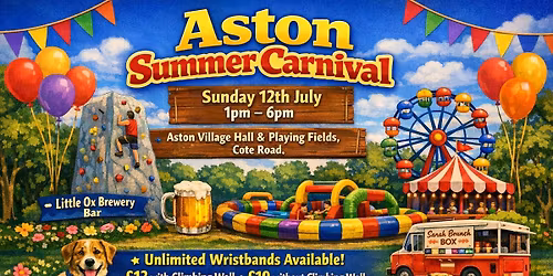 \ud83c\udfaa ASTON SUMMER CARNIVAL \u2013 SUNDAY 12TH JULY! \ud83c\udfaa\n