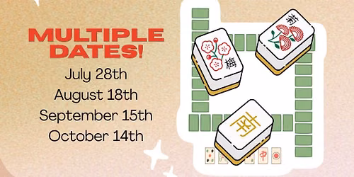 Mahjong for Newbies - 4 Class Dates!