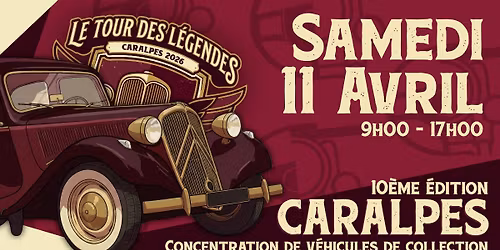 10\u00e8me Concentration de V\u00e9hicules de Collection - CarAlpes - Le Tour des L\u00e9gendes