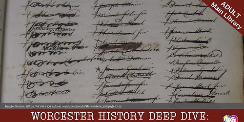 Worcester History Deep Dive: The Loyalists of Worcester (see registration link in description)